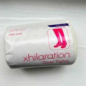 Brand New White Size 7-10 Girls Tights